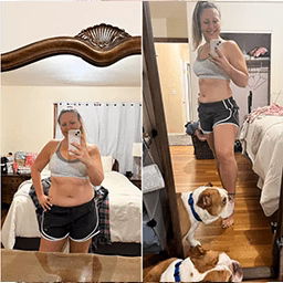 Before and after transformation